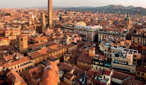 Bologna city view